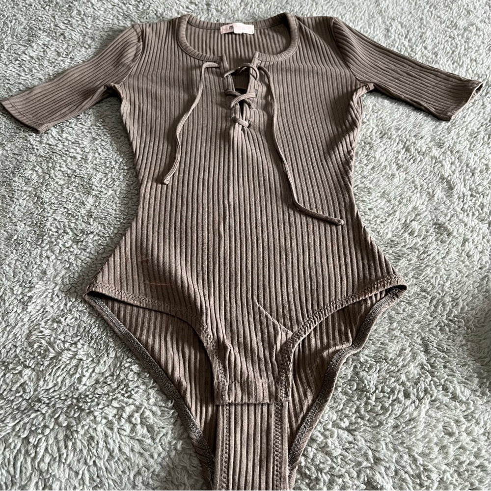 Ribbed Bodysuit